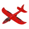 LEAN TOYS Pistola lanzadora de pompas de jabón avión roja