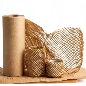 BSTECH Rollo de papel panal 50 cm x 100 m – Relleno de embalaje ecológico