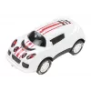 LEAN TOYS Kit de carreras 2 en 1 Set de pista RC slot con 2 coches, circuito modular de 3,6 m, mandos inalámbricos, faros LED, a partir de 6 años