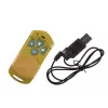 LEAN TOYS Tarántula araña teledirigida juguete RC amarillo 27/40 MHz