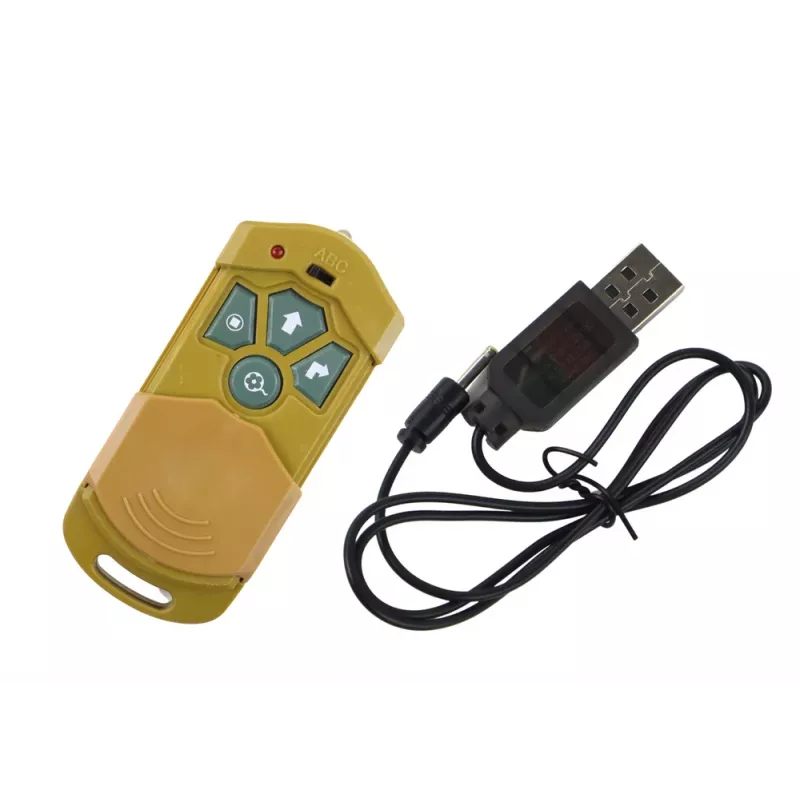 LEAN TOYS Tarántula araña teledirigida juguete RC amarillo 27/40 MHz
