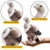 LEAN TOYS Buitre de peluche pájaro peluche mascota peluche 25cm