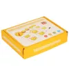 LEAN TOYS Set educativo reloj de aprendizaje con rotulador borrable y tarjetas de actividades