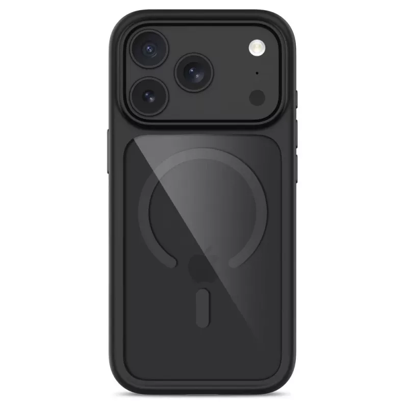 TECH-PROTECT MAGONE Funda MagSafe y cristal pack de 2 para iPhone 17 Pro Max / 18 Pro Max - Negro/Transparente