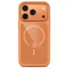 TECH-PROTECT MAGONE Funda MagSafe con pack de 2 protectores de pantalla de cristal templado para iPhone 17 Pro / 18 Pro – Cosmic Orange/Transparente