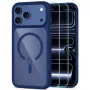 TECH-PROTECT MagOne Funda MagSafe + cristal pack de 2 para iPhone 17 Pro / 18 Pro azul intenso/transparente