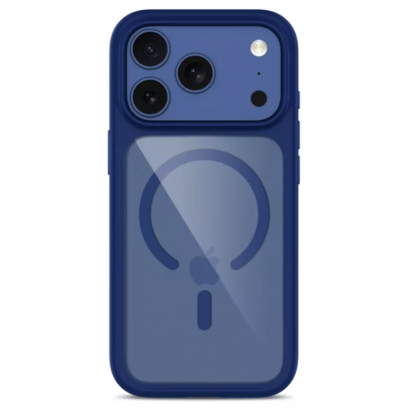 TECH-PROTECT MagOne Funda MagSafe + cristal pack de 2 para iPhone 17 Pro / 18 Pro azul intenso/transparente