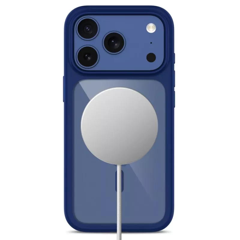 TECH-PROTECT MagOne Funda MagSafe + cristal pack de 2 para iPhone 17 Pro / 18 Pro azul intenso/transparente