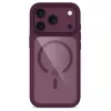 TECH-PROTECT MagOne Funda MagSafe + cristal templado pack de 2 para iPhone 17 Pro / 18 Pro – Dark Cherry/Transparente