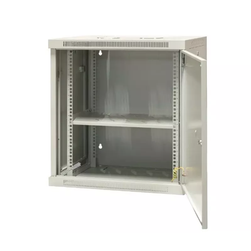 EMITER EM/AP6412-B Armario de red de pared 12U 19 pulgadas 600x450x635mm negro acero