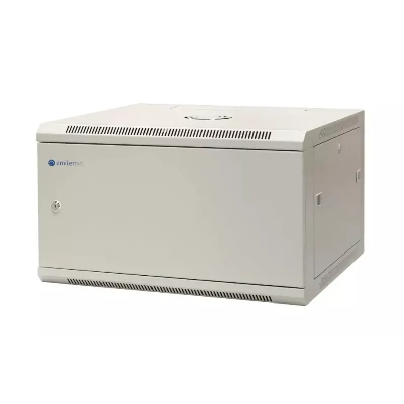 EMITER EM/AP6606-B Caja de pared 19 pulgadas 6U 600x600x370mm negra