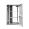 EmiterNet Top Armario de red de suelo 24U, 800x800x1180 mm, puerta de cristal frontal, negro EM/SH05D-8824