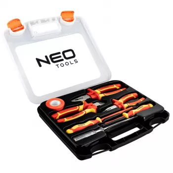 NEO TOOLS set de 7 piezas de alicates y destornilladores aislados 1000V VDE