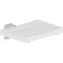 DEANTE NIL_651A taburete de ducha plegable de pared, plástico ABS blanco, estructura de aluminio, carga máxima 150 kg
