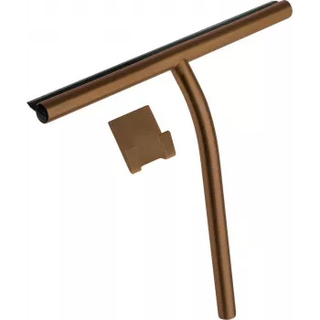 DEANTE ADI_C31K escurridor profesional de ventanas con colgador, goma natural de 35 cm, gris/azul