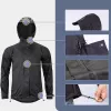 ROCKBROS YPY013BKXL chaqueta impermeable transpirable cortavientos XL - negra