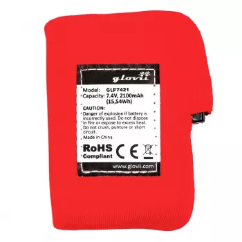 Glovii batería de polímero de litio 2100 mAh 7,4V para guantes y gorros calefactables