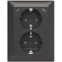 ABB Safety+ Toma doble USB con 2x USB-C, 15W, empotrar, blanco polar 2TKA00006192