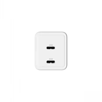 GRATEQ OLOS Cargador de pared 65W GaN Dual USB-C PD PPS