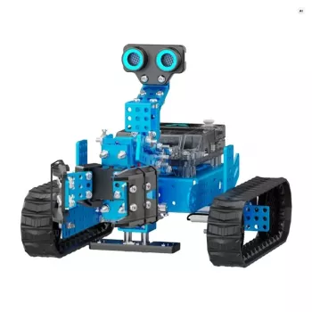 xTool mBot2 Rover Kit de robot | CyberPi ESP32-WROOM-32E | robot de coding STEM con sensores, Wi-Fi, Bluetooth 5.0, Python y mBlock | a partir de 8 años
