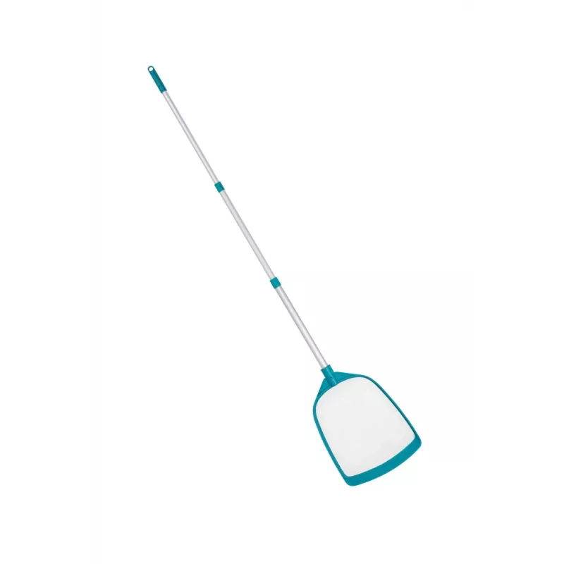 Bestway Flowclear AquaClean Set de limpieza de piscina con recogehojas, cabezal de aspiración y mango de aluminio de 163 cm