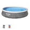 Bestway Fast Set 57376 Piscina desmontable redonda 7.340 L gris