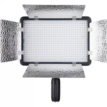 Godox LED500LR-C Luz de vídeo LED con aletas y mando a distancia inalámbrico