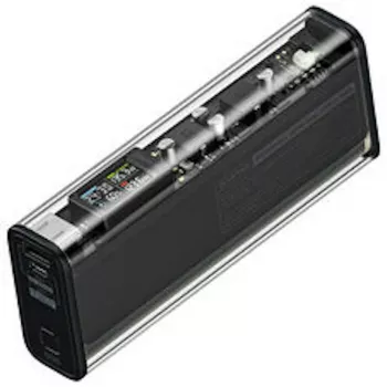 SHARGE Shargeek 140 Batería externa, 20.000mAh, 140W, USB-C, USB-A - negro