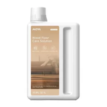 MOVA Solución para el cuidado de suelos de madera 1L – limpiador y acondicionador de pH neutro para madera sellada, laminado y parqué