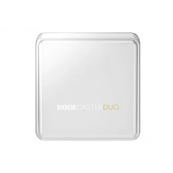 RODE RCDUOCOVER RØDECover Duo Cubierta protectora para RØDECaster Duo, funda de policarbonato transparente ahumado