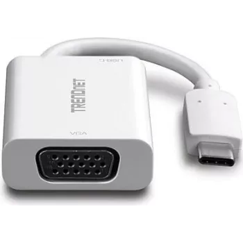 TRENDnet TUC-VGA2 Adaptador USB-C a VGA – 1920x1200 @ 60Hz, negro