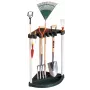 KETER Soporte para herramientas de jardín Estante de herramientas de esquina negro