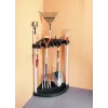 KETER Soporte para herramientas de jardín Estante de herramientas de esquina negro