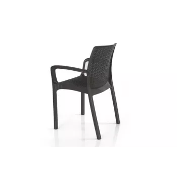 KETER Silla de jardín Bali Mono gris