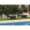 KETER Set de tumbonas 2 uds. + mesa Pacific beige