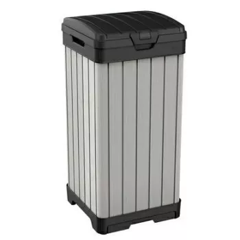 KETER Cubo de basura Rockford Cubo de basura 125L gris