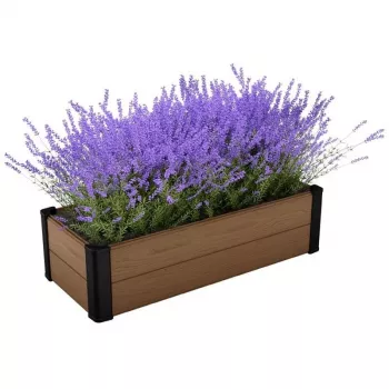 KETER Parterre rectangular Maple Trough 106x52x32cm marrón