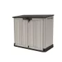 KETER CAJA DE JARDÍN Y BALCÓN MIDI GRIS-NEGRO 132x71,5x113,5cm