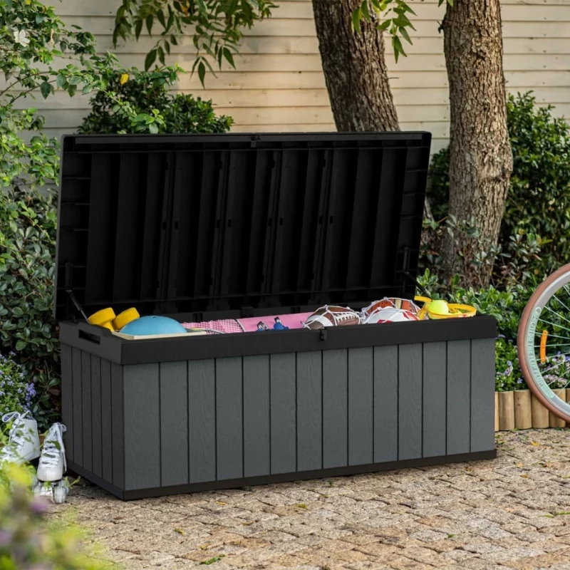 KETER Caja de almacenamiento Darwin 380L gris