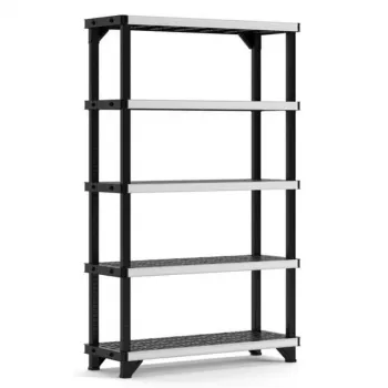 KETER Estantería de 5 niveles Fused 122,1x45,7x197,2cm negra
