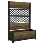 KETER Maceta Deco Tulip 110L 2-Rhombus Walnuss Mesh