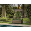 KETER Maceta Deco Tulip 110L 2-Rhombus Walnuss Mesh
