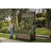 KETER Maceta Deco Tulip 110L 2-Rhombus Walnuss Mesh