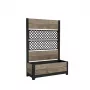 KETER Maceta Deco Tulip 110L 2-Rhombus Mesh tono fresno