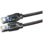 Cable de conexión S/FTP Cat 6 Dätwyler 21.05.0005, conector RJ-45 macho a conector RJ-45 macho, 0,5 m, negro, LSZH, 10 Gbps