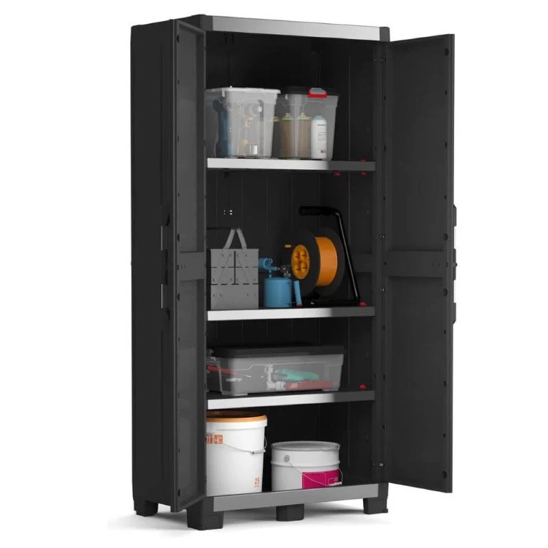 Armario alto KETER XL Garage 89x54x188cm negro
