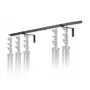 Soporte de pared Manfrotto 027 para 8 trípodes, aluminio, negro