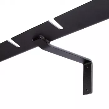 Soporte de pared Manfrotto 027 para 8 trípodes, aluminio, negro