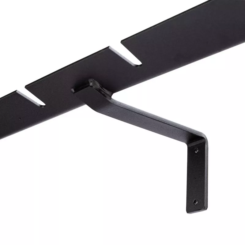 Soporte de pared Manfrotto 027 para 8 trípodes, aluminio, negro