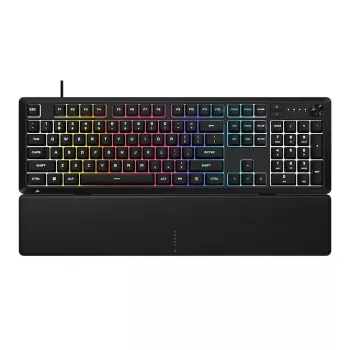 Teclado gaming con cable CORSAIR SKIFF 100 con iluminación RGB de 10 zonas Negro